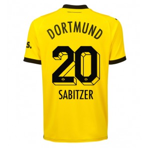 Borussia Dortmund Marcel Sabitzer #20 Hjemmebanetrøje 2023-24 Kort ærmer